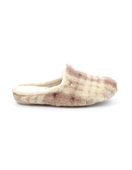 Grunland Faye women's slipper in plush effect fabric