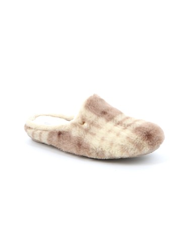 Grunland Faye women's slipper in plush effect fabric