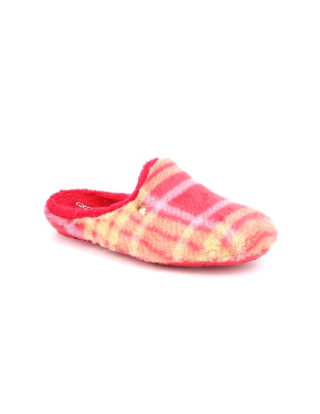 Grunland Faye women's slipper in plush effect fabric