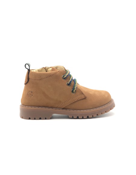 Botín Walkey Made in Italy para niños en nobuk