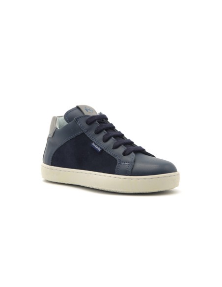 Nero Giardini sneaker Made in Italy bambino in pelle con stringhe