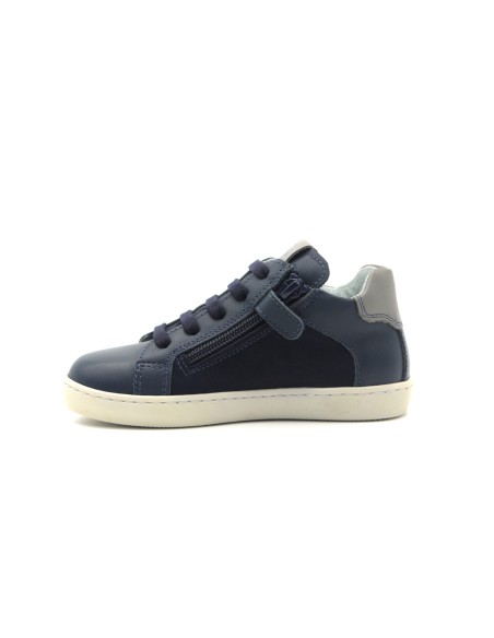 Nero Giardini sneaker Made in Italy bambino in pelle con stringhe