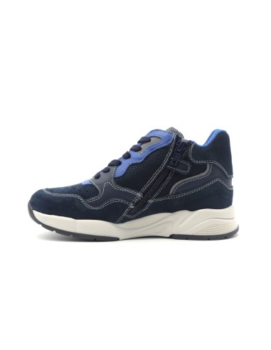 Nero Giardini sneaker Made in Italy ragazzo in camoscio e tessuto