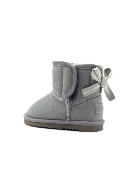 Grunland Croy Mammut-Stiefelette für Mädchen mit dekorativer Schleife