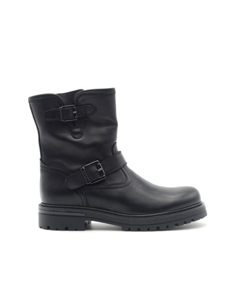 Nero Giardini Made in Italy girl leather biker boot