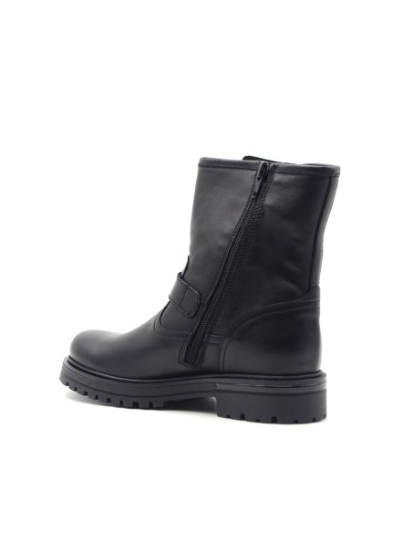 Bota biker niña piel Made in Italy Nero Giardini