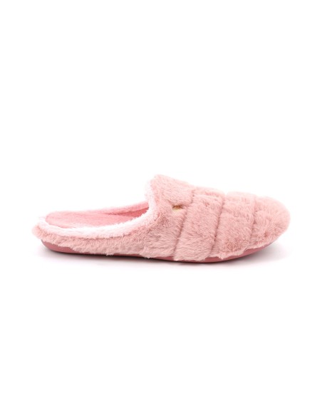 Zapatilla de mujer Grunland modelo Gaye en cálido tejido efecto felpa