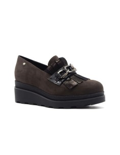 Donna Serena mocassino Made in Italy donna con zeppa 2