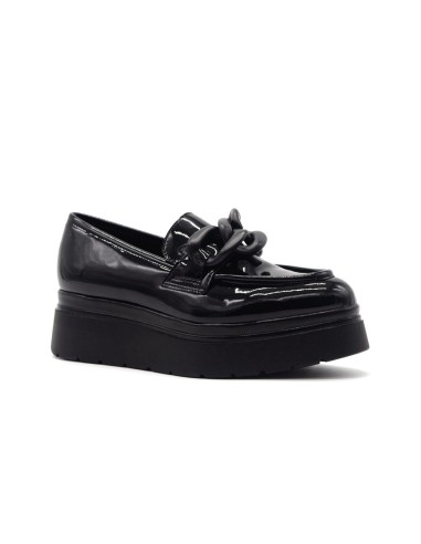 Mocasín de mujer Comart Made in Italy de charol con cuña