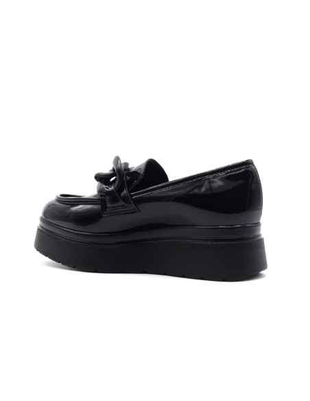 Comart mocassino Made in Italy donna in vernice con zeppa