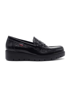 Callaghan Haman model women's moccasin in naplack