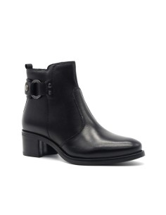 Bottine femme en cuir à talon bas Cinzia Soft 2