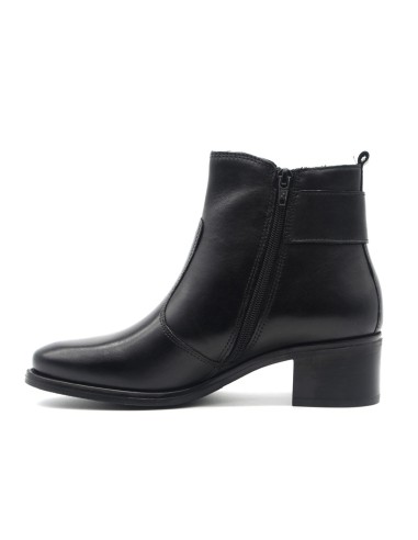 Botín mujer Cinzia Soft de piel con tacón bajo