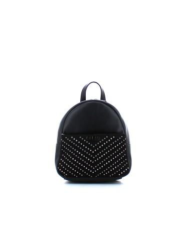 Sac à dos en cuir écologique pour femme, modèle Topazio de Clemì, avec poche