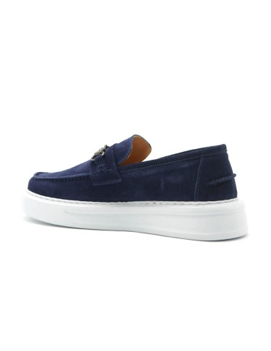 Exton mocassino sportivo Made in Italy uomo in camoscio