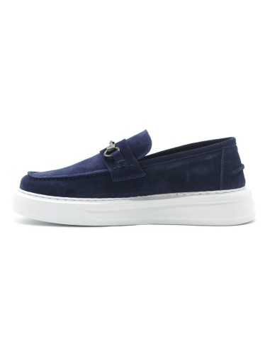 Exton mocassino sportivo Made in Italy uomo in camoscio