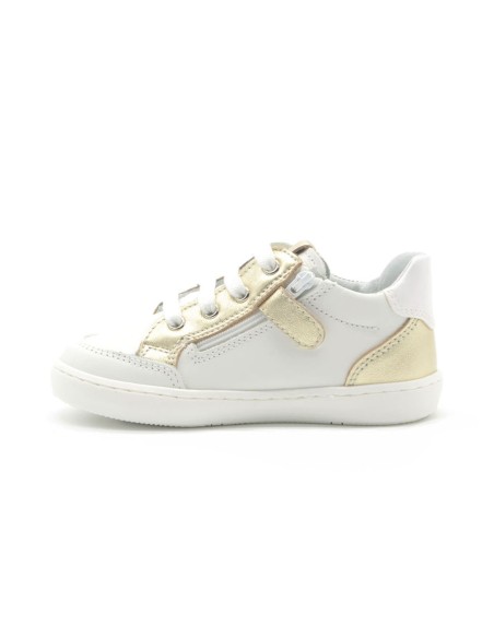 Nero Giardini leather sneakers with little flowers