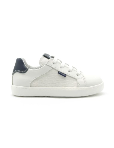 Nero Giardini leather and fabric sneakers