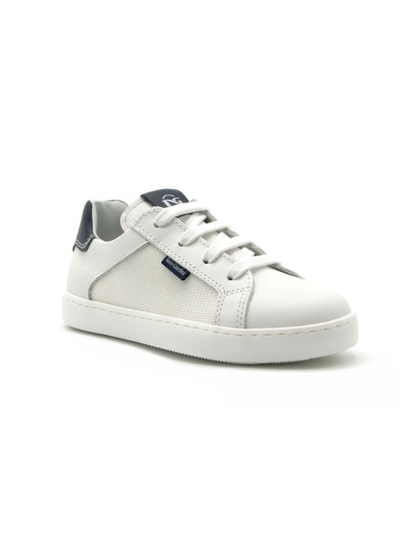 Nero Giardini leather and fabric sneakers