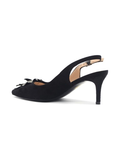 Comart elegant velvet slingback