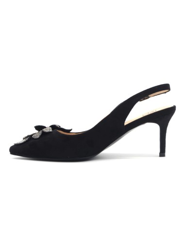 Comart elegant velvet slingback