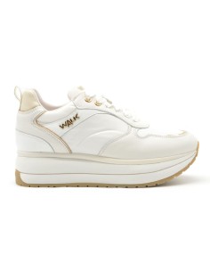 Melluso Walk leather and fabric sneakers