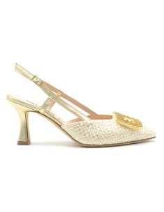 Melluso elegant slingback with accessory