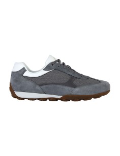Geox U Snake 2.0 suede and fabric sneakers