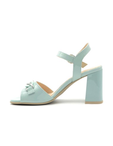 Nero Giardini sandale en cuir verni avec talon