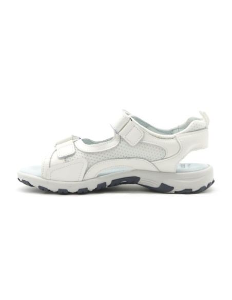 Nero Giardini leather and fabric sandal