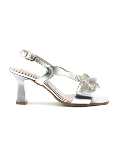 Donna Serena elegante Sandale mit Strasssteinen