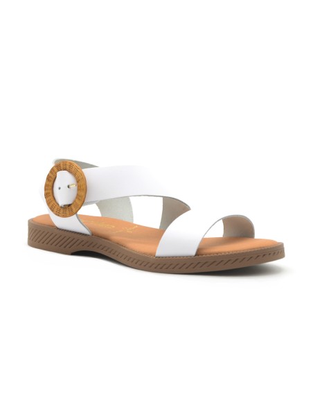 Marila Amster flache Ledersandale