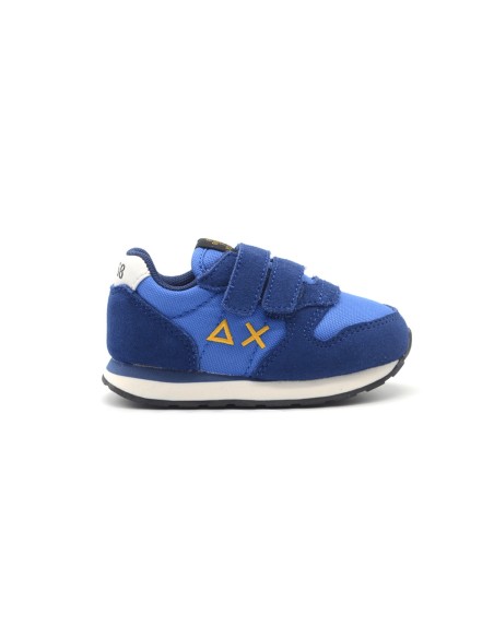 Sun68 Boy'S Tom Solid Nylon Sneaker für den ersten Schritt