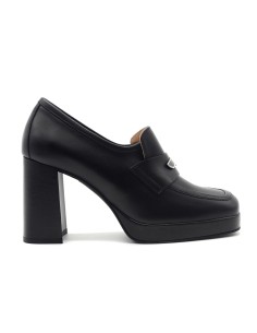 Nero Giardini Made in Italy Damen-Ledermokassin mit Absatz