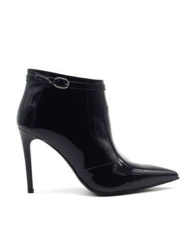 Nero Giardini elegant ankle boot Made in Italy for women in patent leather