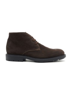 Bottines pour hommes en daim Nero Giardini Made in Italy