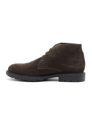 Bottines pour hommes en daim Nero Giardini Made in Italy