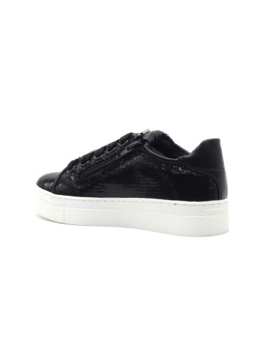 4US by Paciotti Mädchen-Sneaker aus Stoff mit Pailletten
