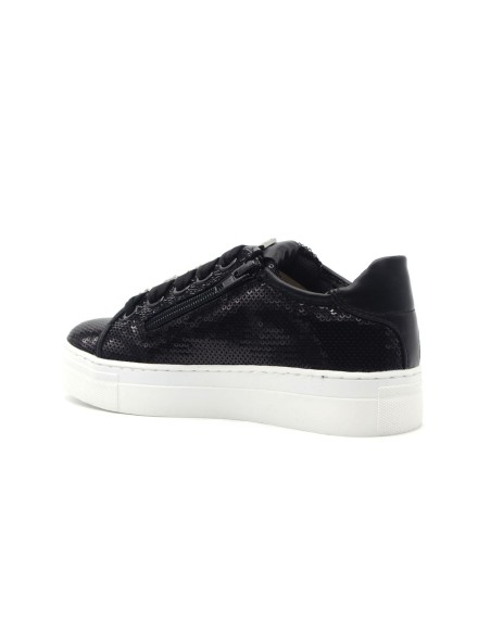 4US by Paciotti Mädchen-Sneaker aus Stoff mit Pailletten