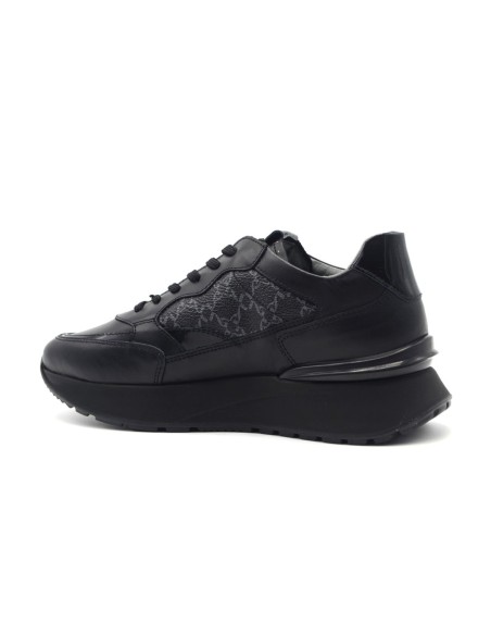 Zapatilla mujer Nero Giardini Made in Italy de piel con cordones
