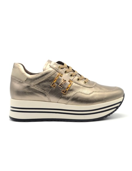 Nero Giardini Made in Italy Damen-Schnürsneaker aus Leder