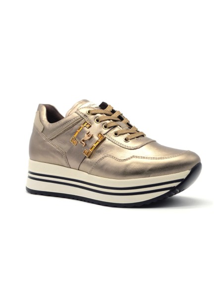 Nero Giardini Made in Italy Damen-Schnürsneaker aus Leder