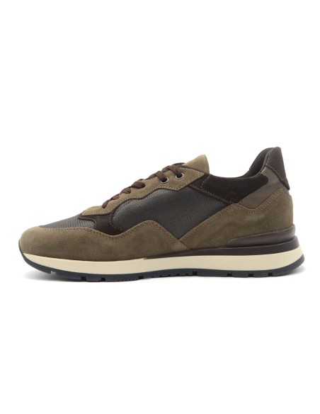 Nero Giardini sneaker Made in Italy uomo in camoscio
