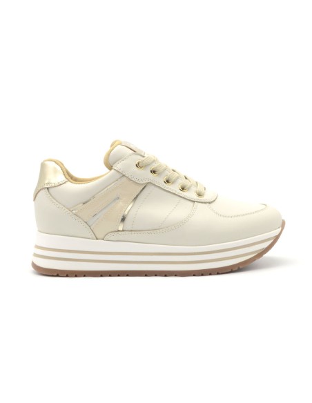 Nero Giardini Baskets en cuir pour fille Made in Italy