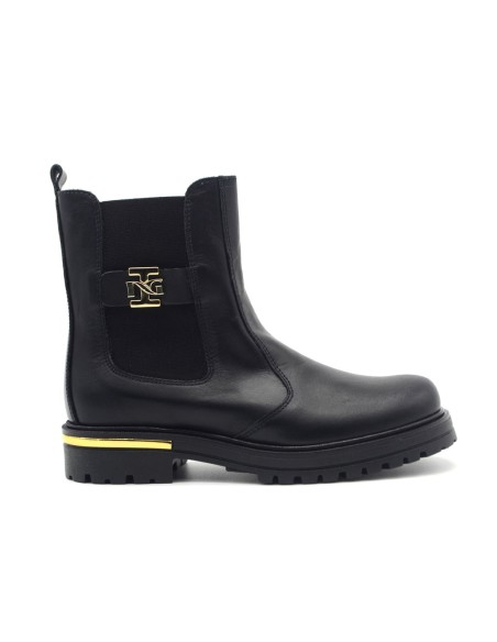 Nero Giardini Bottine en cuir pour fille Made in Italy