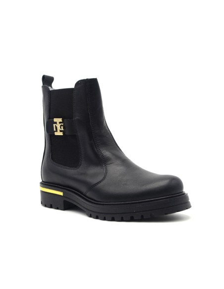 Nero Giardini Bottine en cuir pour fille Made in Italy