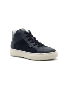 Nero Giardini Baskets montantes Made in Italy en cuir pour garçon 2