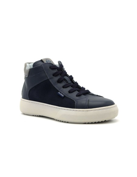 Nero Giardini Baskets montantes Made in Italy en cuir pour garçon