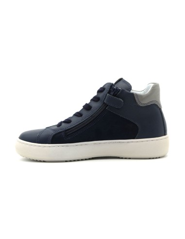 Nero Giardini Baskets montantes Made in Italy en cuir pour garçon