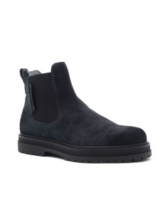 Bottines pour hommes en daim Nero Giardini Made in Italy 2